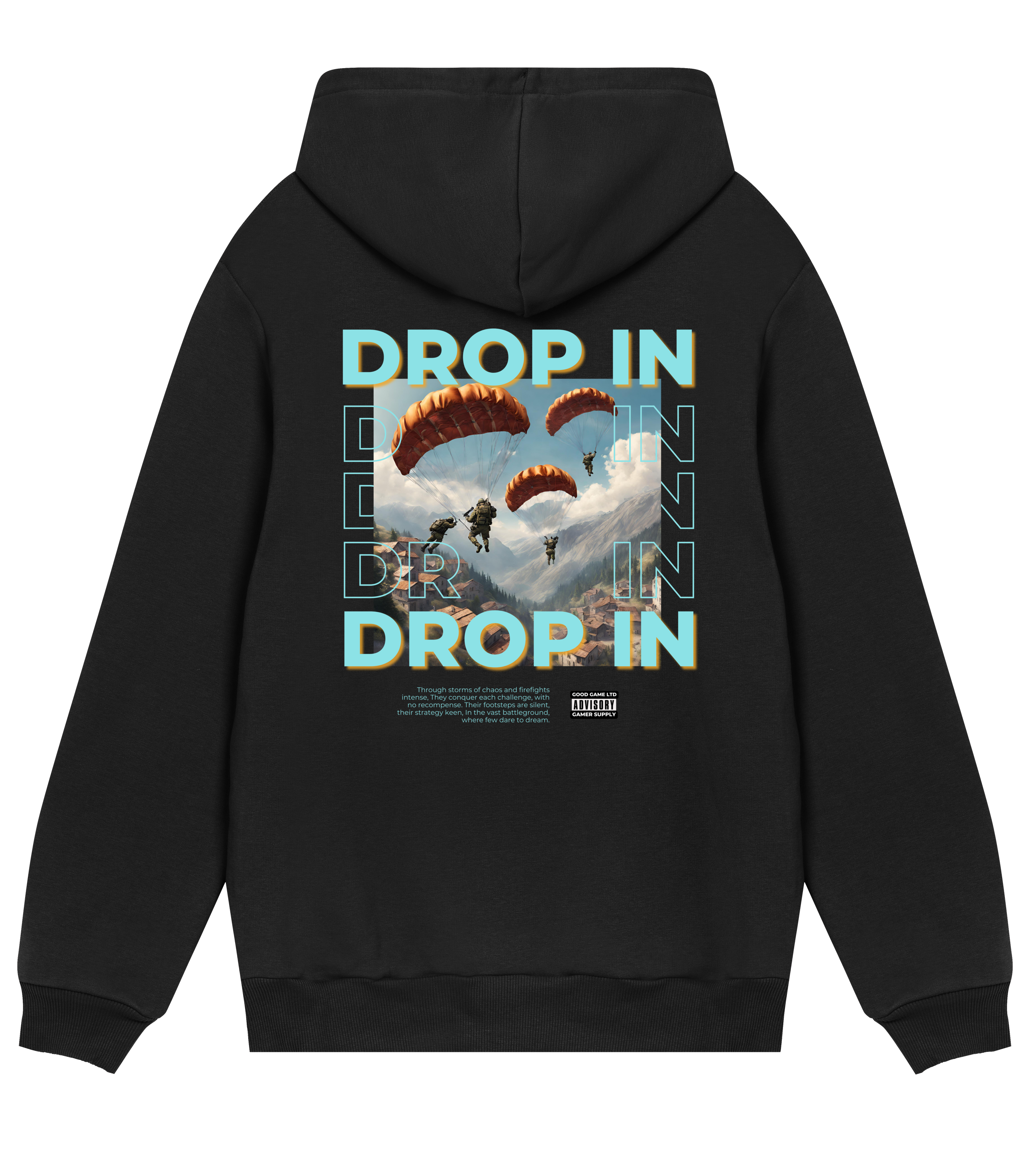 Inspired by WZ - Drop in, Sky - Regular fit